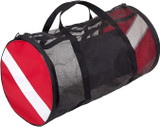 Large Mesh Duffel Dive, Snorkel Beach, Pool Bag w/ Dive Flag