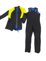 Farmer John & Jacket 7mm Scuba Diving Neoprene Wetsuit Men's (USED)