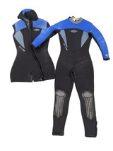 Bare 7mm Full + Vest Scuba Diving Neoprene Wetsuit Women's (USED)