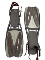 ScubaPro Sport Jet Scuba Diving Dive Fins USED Silver