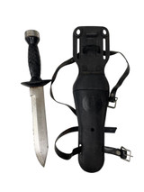 Aqua Lung USD Scuba Diving Knife Black USED