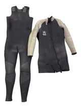 Harvey's Farmer John & Jacket 7mm Scuba Diving Neoprene Wetsuit Men's (USED)