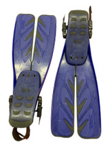 Oceanic V8 Split Scuba Diving Dive Fins (USED) Blue