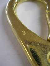 Brass Clip Hook 3 Swivel Weight Belt Loop Gear Keeper