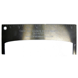 8 inch aluminum Oregon abalone gauge ruler for diving