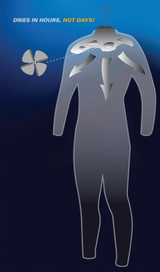 UK HangAir Drying Hanger Systems for Wetsuits and Drysuits