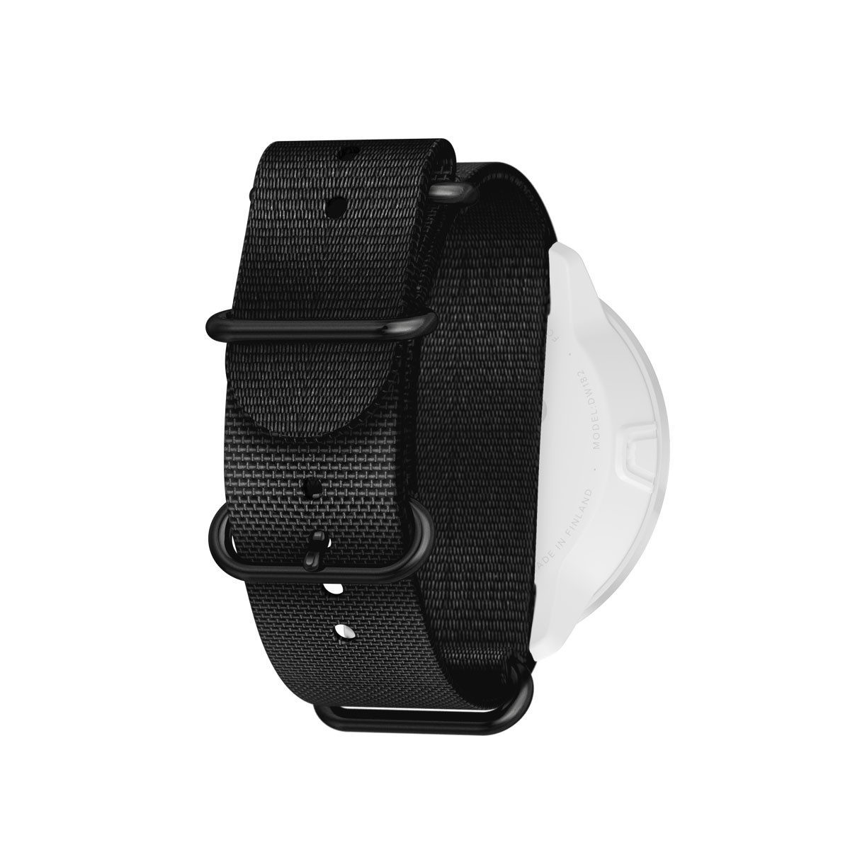 Bracelet De Rechange Silicone Suunto Dive D5 - Sangle Rapide 24 Mm Lime - Confort Plongée 130-220 Mm