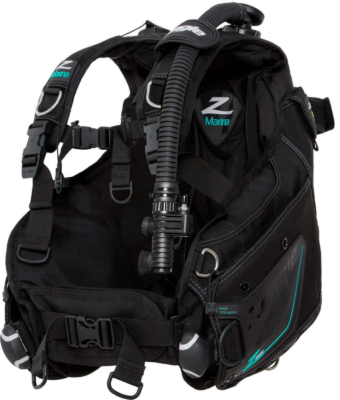 Zeagle Marina Women's BCD Scuba Diving Buoyancy Compensator Coral Sea