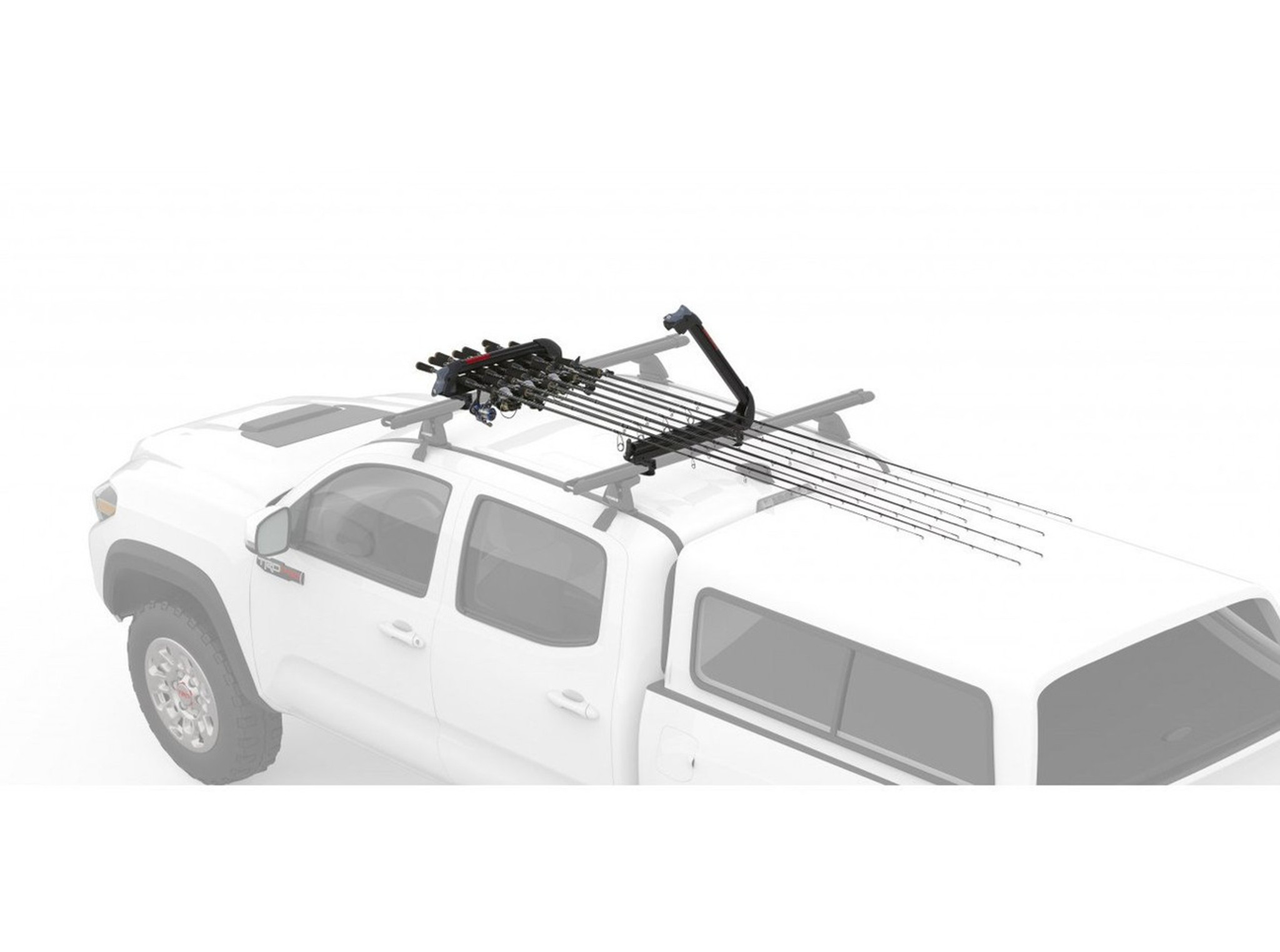 YAKIMA ReelDeal Rooftop Fishing Rod Mount Carries Up to 8 Fully