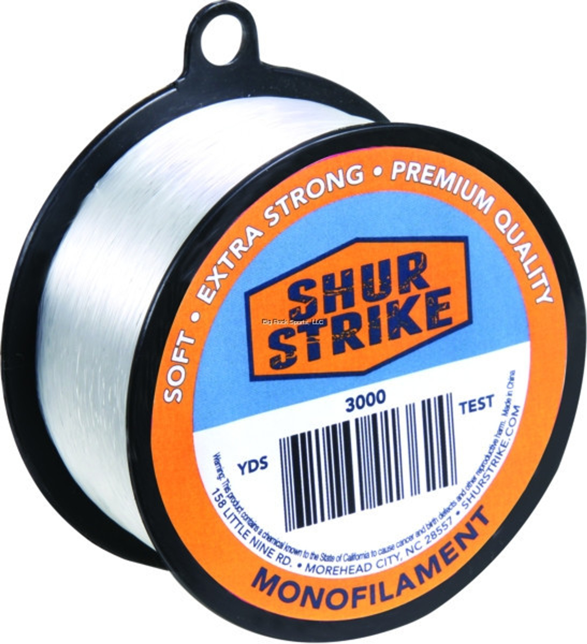Shur Strike 3000-40 Bulk Mono 1/8lb Spool 40lb 125yd Fishing Line - Coral  Sea Scuba & Water Sports