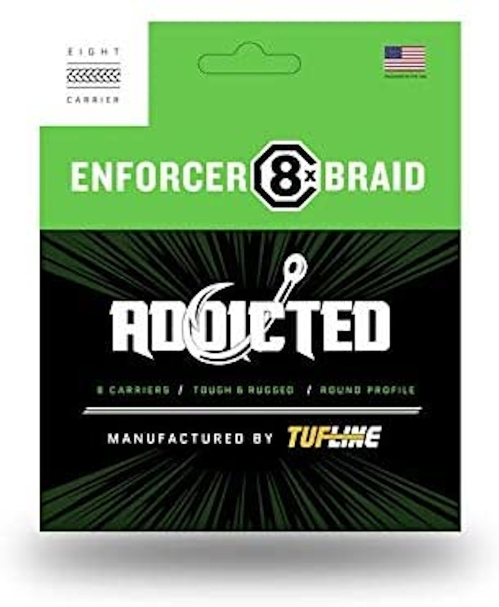 Tuf-Line ADX Enforcer 8X 80 lb 300 yd Dark Green Braided Fishing Line -  Coral Sea Scuba & Water Sports