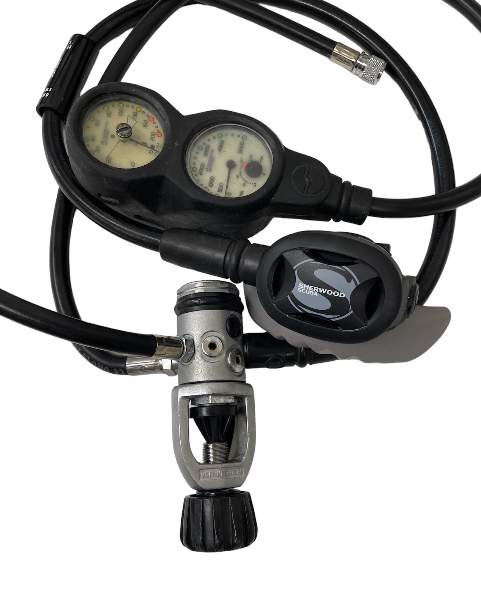 Sherwood Dive Scuba Diving Regulator Set (USED)