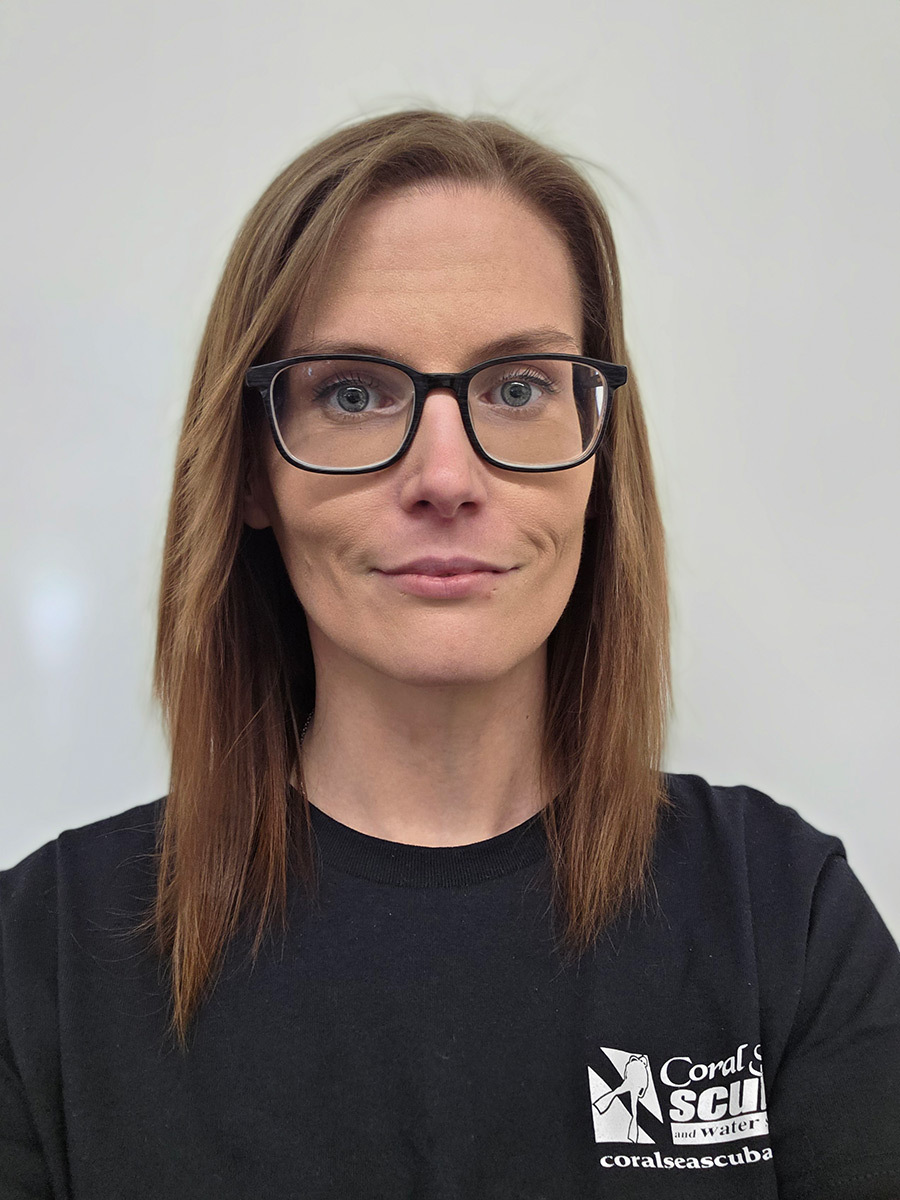 Emma at Coral Sea Scuba dive shop in Grants Pass Oregon