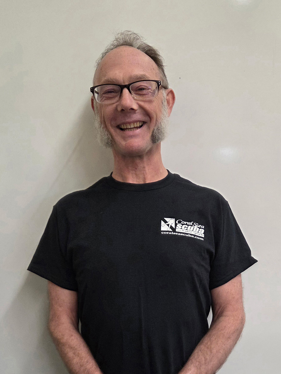 Tim at Coral Sea Scuba dive shop in Grants Pass Oregon