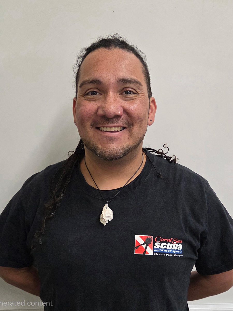 Zack at Coral Sea Scuba dive shop in Grants Pass Oregon