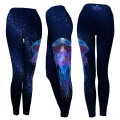 Sea Fear Performance Leggings Yoga Pants JellyFish