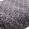 11745 DARK GREY & BLACK MOSAIC THROW 02170 229X254 cm