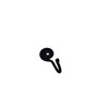 12462 IRON SPIRAL HOOK AS-4019