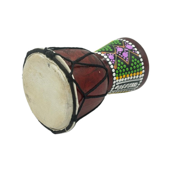 4725 15CM PAINTED INDO DRUM 15x10x10cm
