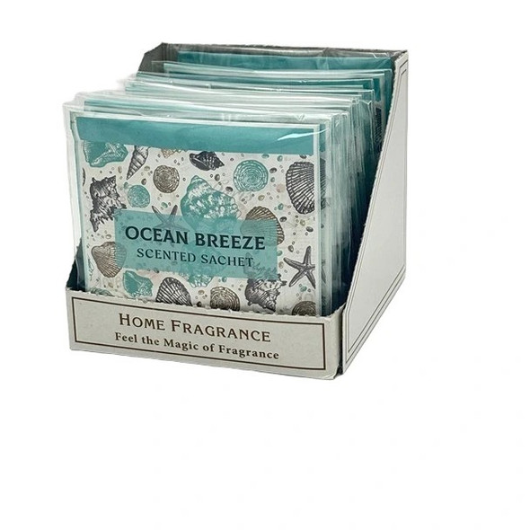 7459  OCEAN BREEZE SCENTED SACHETS 10x10x0.2cm