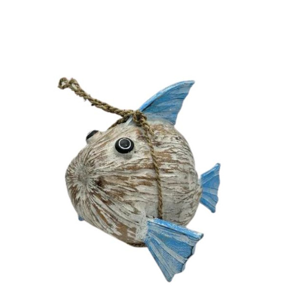 7266 BF COCONUT FISH WHITE LARGE 24x35x30cm