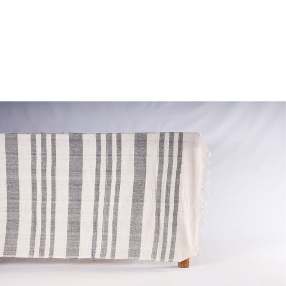 5356 CREAM AND BLACK DBL KARALA 220cm x 260cm