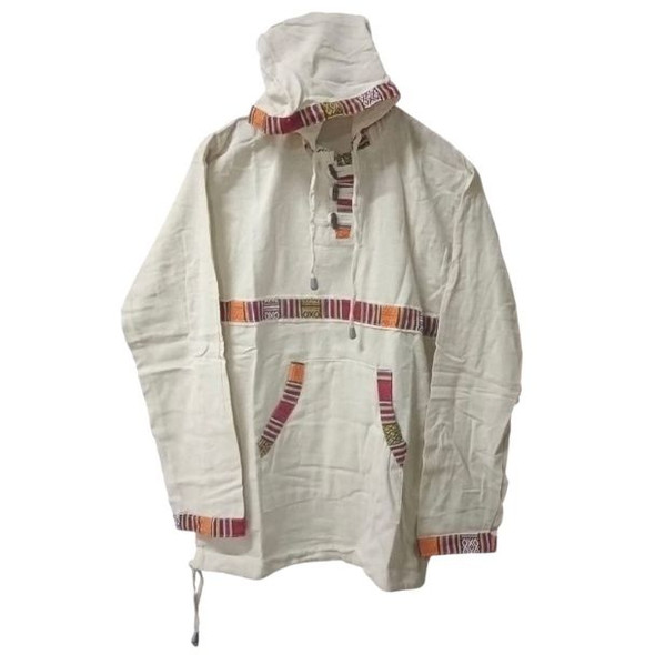 12690 TD NEPALI CREAM HOODIE LRG
