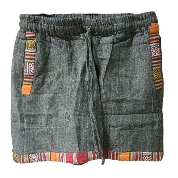 12706 TD NEPALI CHARCOAL SHORTS LRG