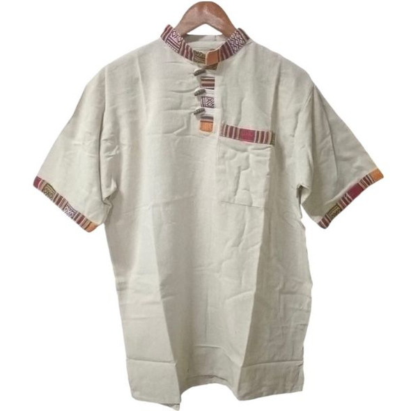 12676 TD NEPALI CREAM T-SHIRT XXL
