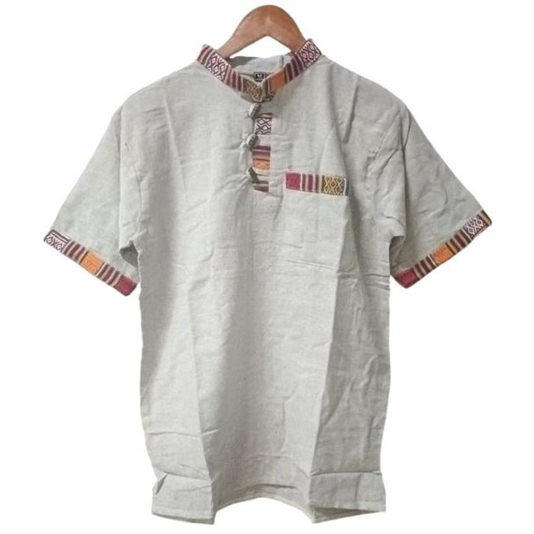 12679 TD NEPALI GREY T-SHIRT LARGE