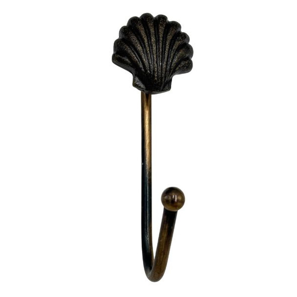 12644 MAN B/F SEASHELL HOOK HANGER   13cmX4.5cmX6.5cm