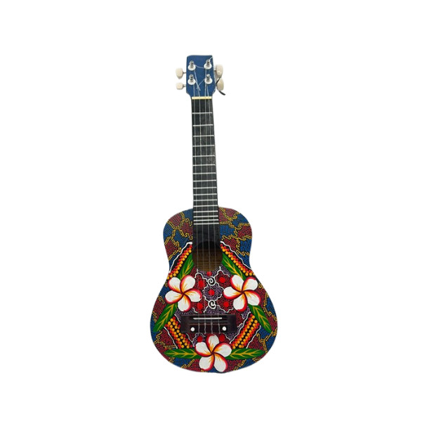 9670  DC PAINTED UKULELE 57x21x6cm