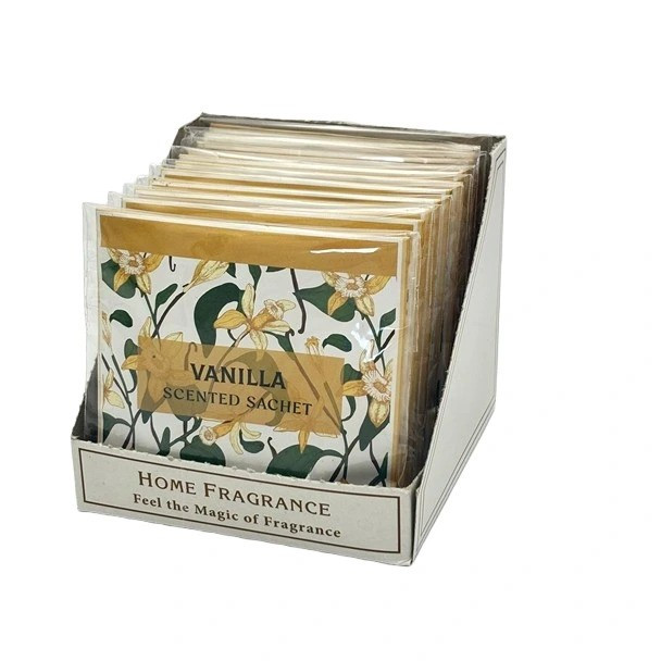 7463 VANILLA SCENTED SACHET     10x10x0.2cm