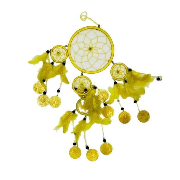 11382 MULTI COLOR DREAMCATCHER 11x42x1cm - The Ugly Duckling