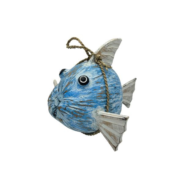 12197 HIN COCO FISH BLUE LARGE 24x35x30cm