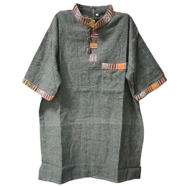 12687 TD NEPALI CHARCOAL T-SHIRT LARGE