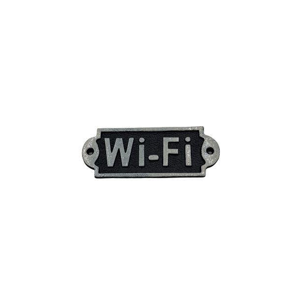 12459 WIFI IRON SIGN PLATE AS 4016