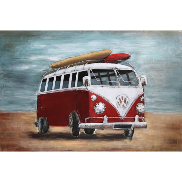 5721 0768 VW KOMBI WITH BRIDGE 80x120cm
