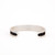 Small Black & Silver On Silver Cuff