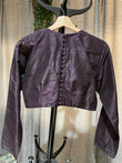 Designer Blouse made with pure raw silk fabric.