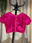 Designer Blouse made with pure raw silk.