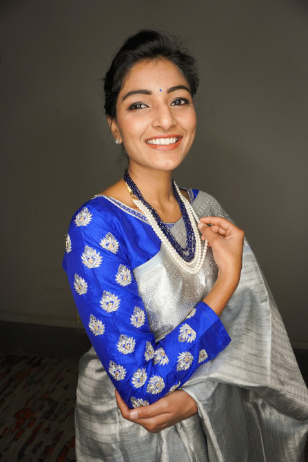 Intricate hand embroidery on pure raw silk fabric. Full sleeves.