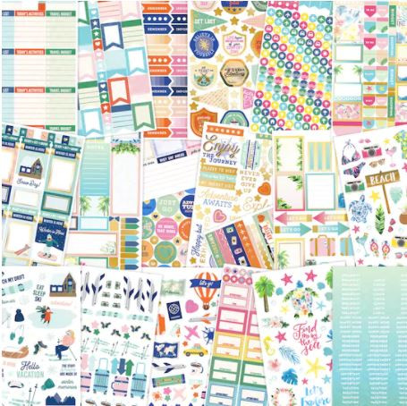 Recollections - Sticker Book - Travel Voyage - CarefullyCrafted