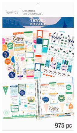 Recollections - Sticker Book - Travel Voyage - CarefullyCrafted