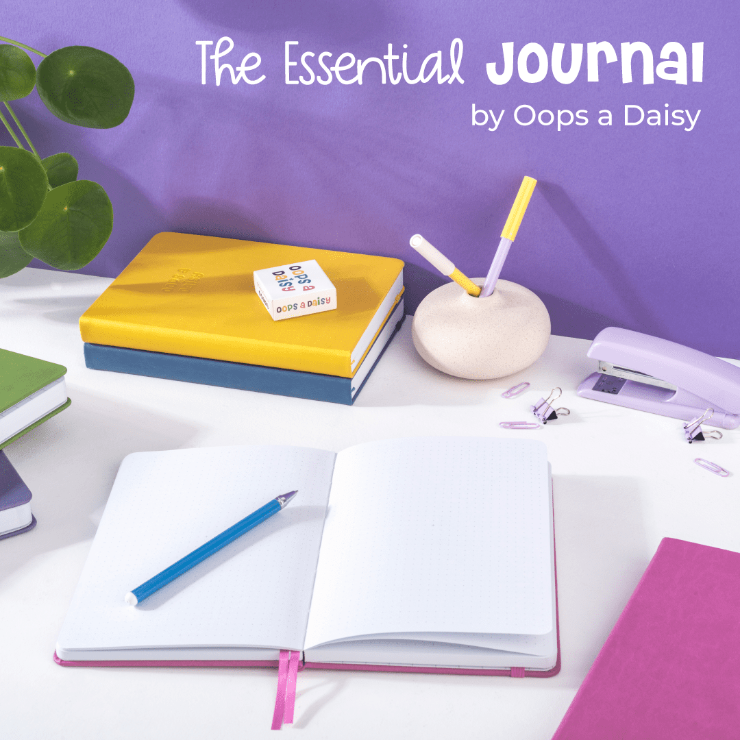 Oops a Daisy - B5 Dot Grid Essential Journal Notebook - Cherry Blossom ...