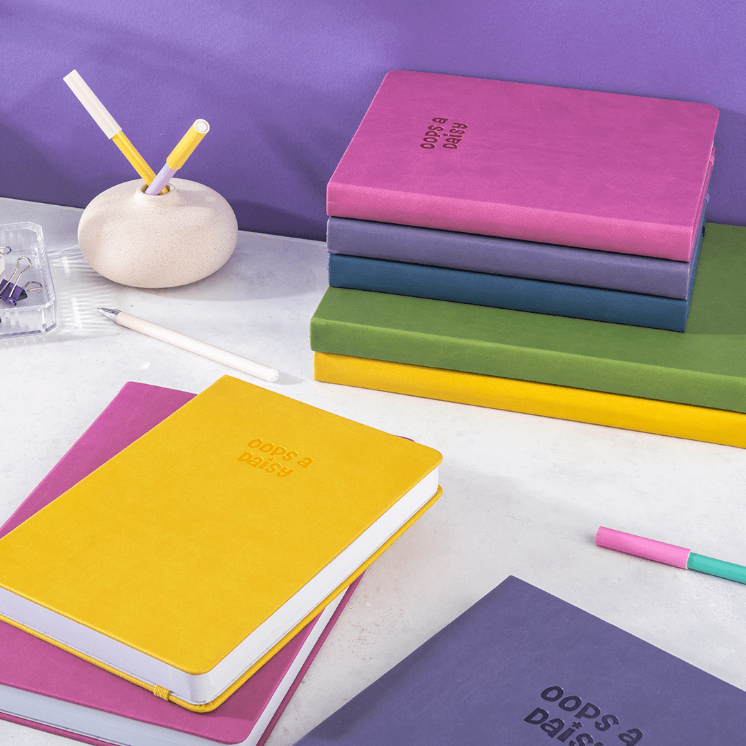 Oops a Daisy - B5 Dot Grid Essential Journal Notebook - Cherry Blossom ...