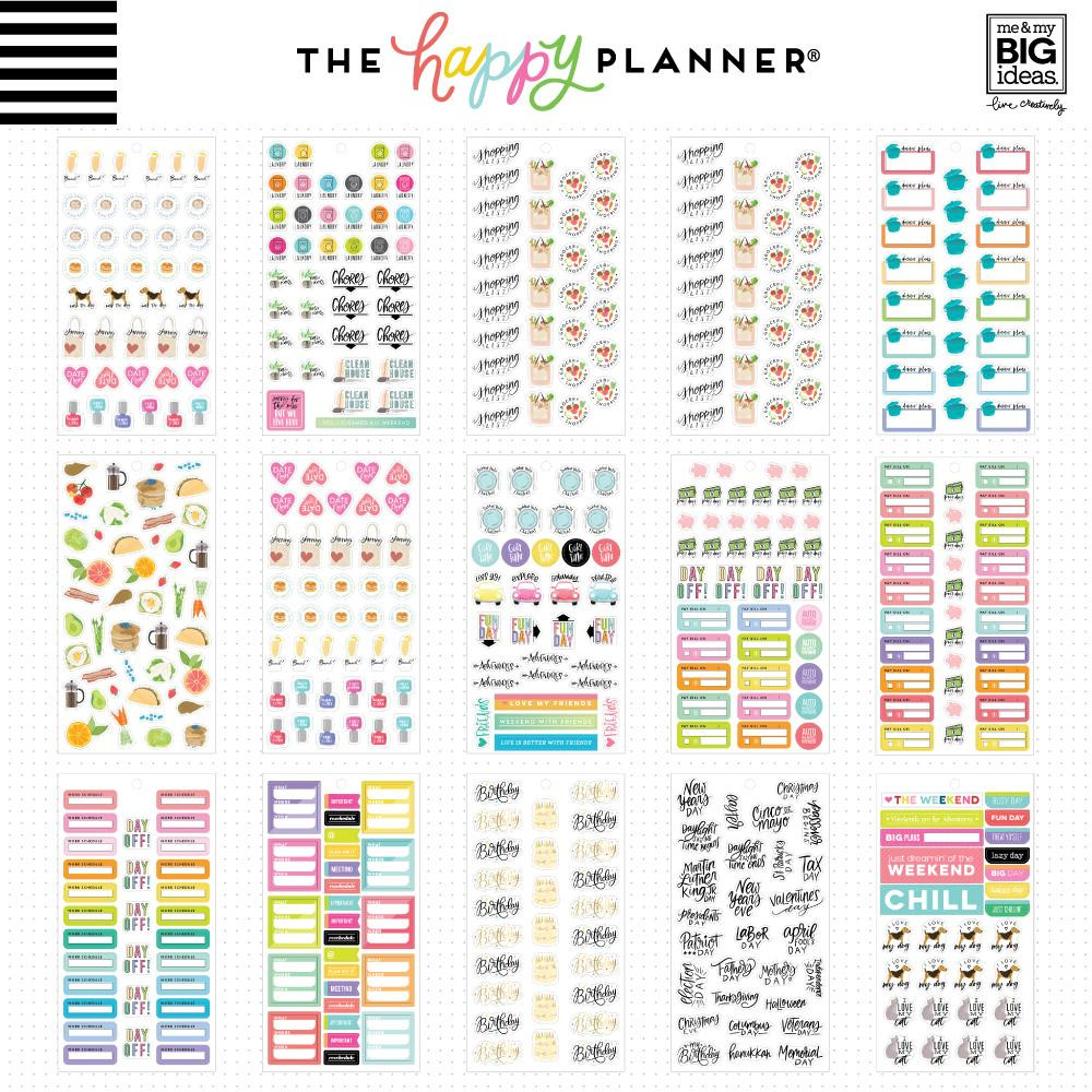 Me and My Big Ideas - The Happy Planner - Value Pack Stickers ...