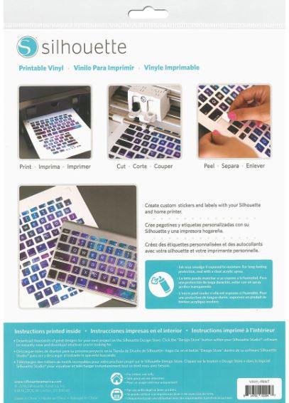 Silhouette Adhesive Vinyl Printable CarefullyCrafted