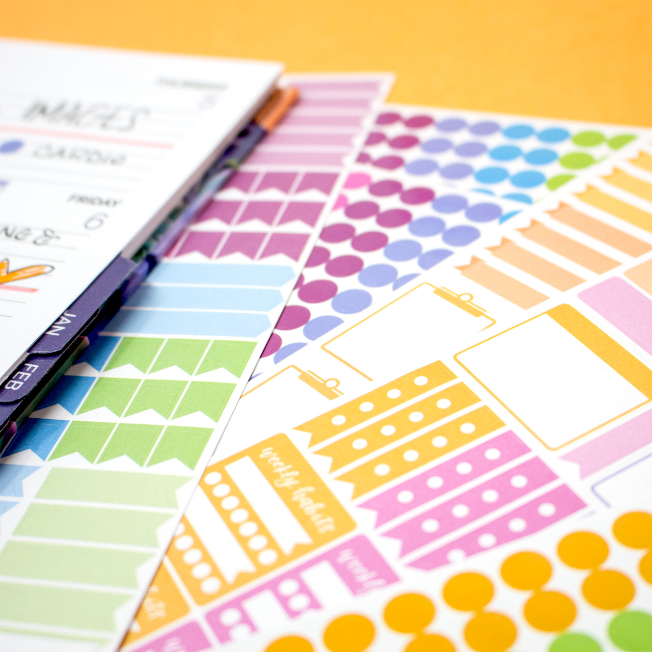 Bloom Daily Planners - Color Coding Sticker Pack - CarefullyCrafted