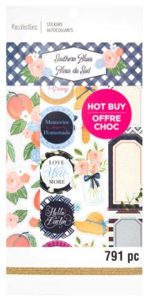 Recollections - Sticker Book - Southern Blues - CarefullyCrafted